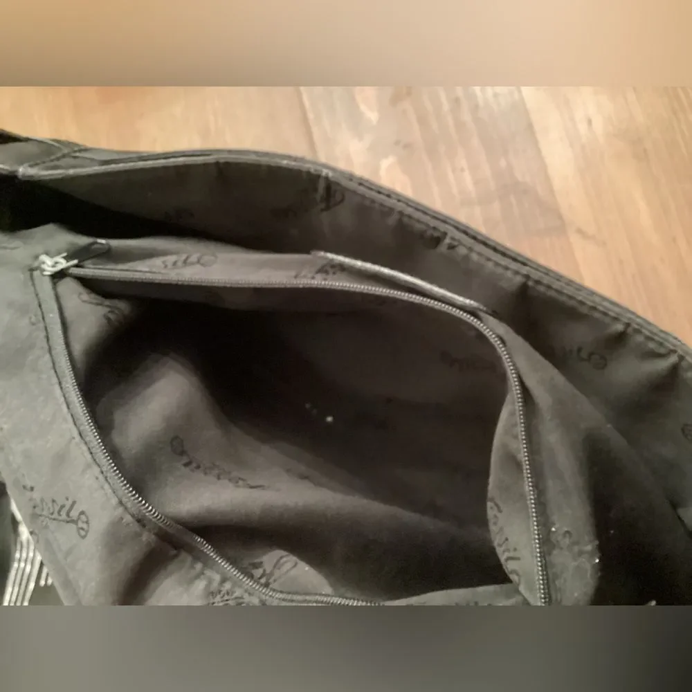FOSSIL BLACK LONG LIVE VINTAGE LEATHER WORK OFFICE BAG CROSSBODY MESSENGER